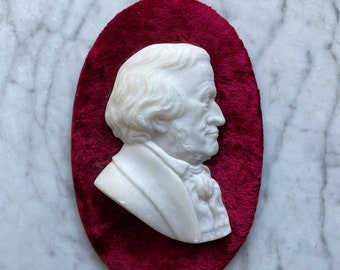 Victorian Marble Profile of Richard Wagner