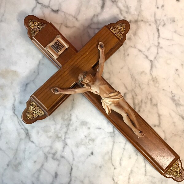 Vintage Last Rites Crucifix