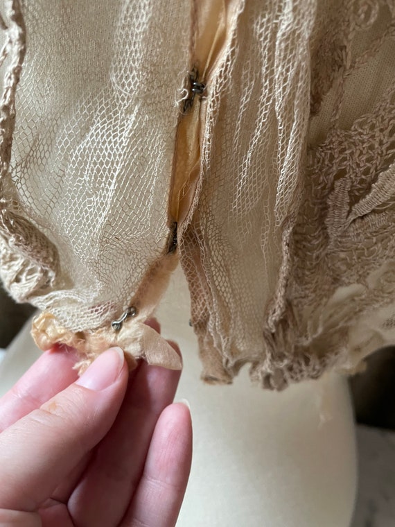 Antique Edwardian Lace Blouse - image 10