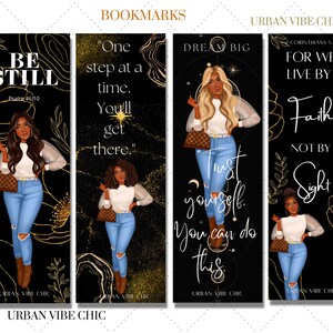 Black Girl Bookmarks |African American Gifts | Gifts for Her| Bookish| Black Women Gifts | Well Read Black Girl| Black Owned| Bookmark Set