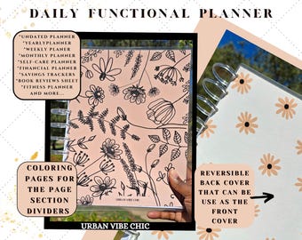 Black Girl Undated Planner: Disbound Life & Business Organizer