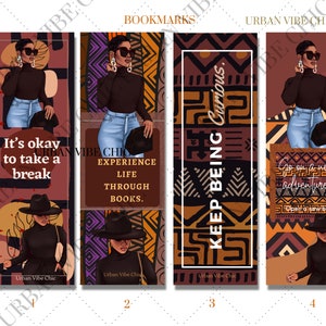 Schwarze Mädchen Lesezeichen |Afroamerikaner Geschenke | Geschenke für Sie| Bücherwurm| Schwarze Frauen Geschenke | Gut gelesenes schwarzes Mädchen Schwarz im Besitz | Lesezeichen Set