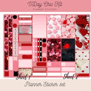 Valentine Day Stickers ~Black Girl Stickers  ~ African American Stickers ~ Planner Stickers ~ Fashion Doll Stickers ~  Stickers ~ Black Girl