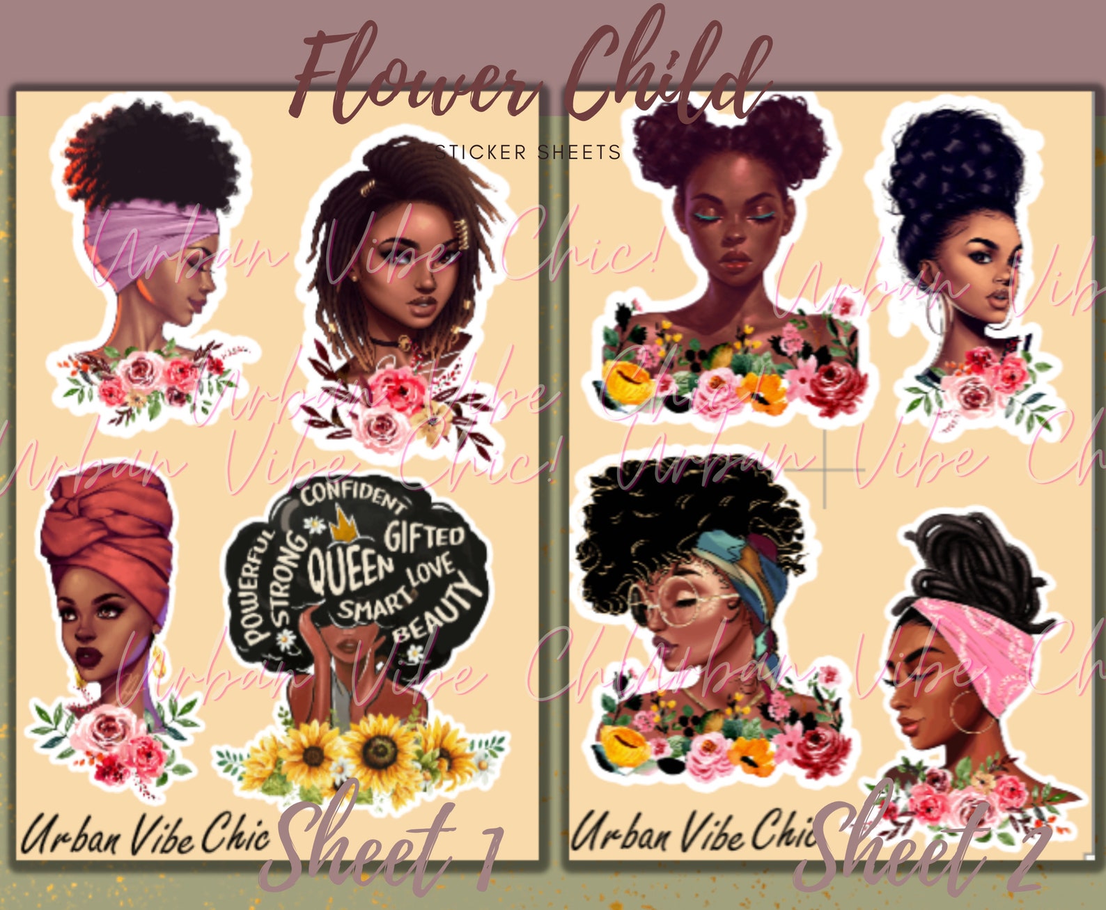 Black Girl Magic Planner Sticker Sheets Black Womenblack - Etsy
