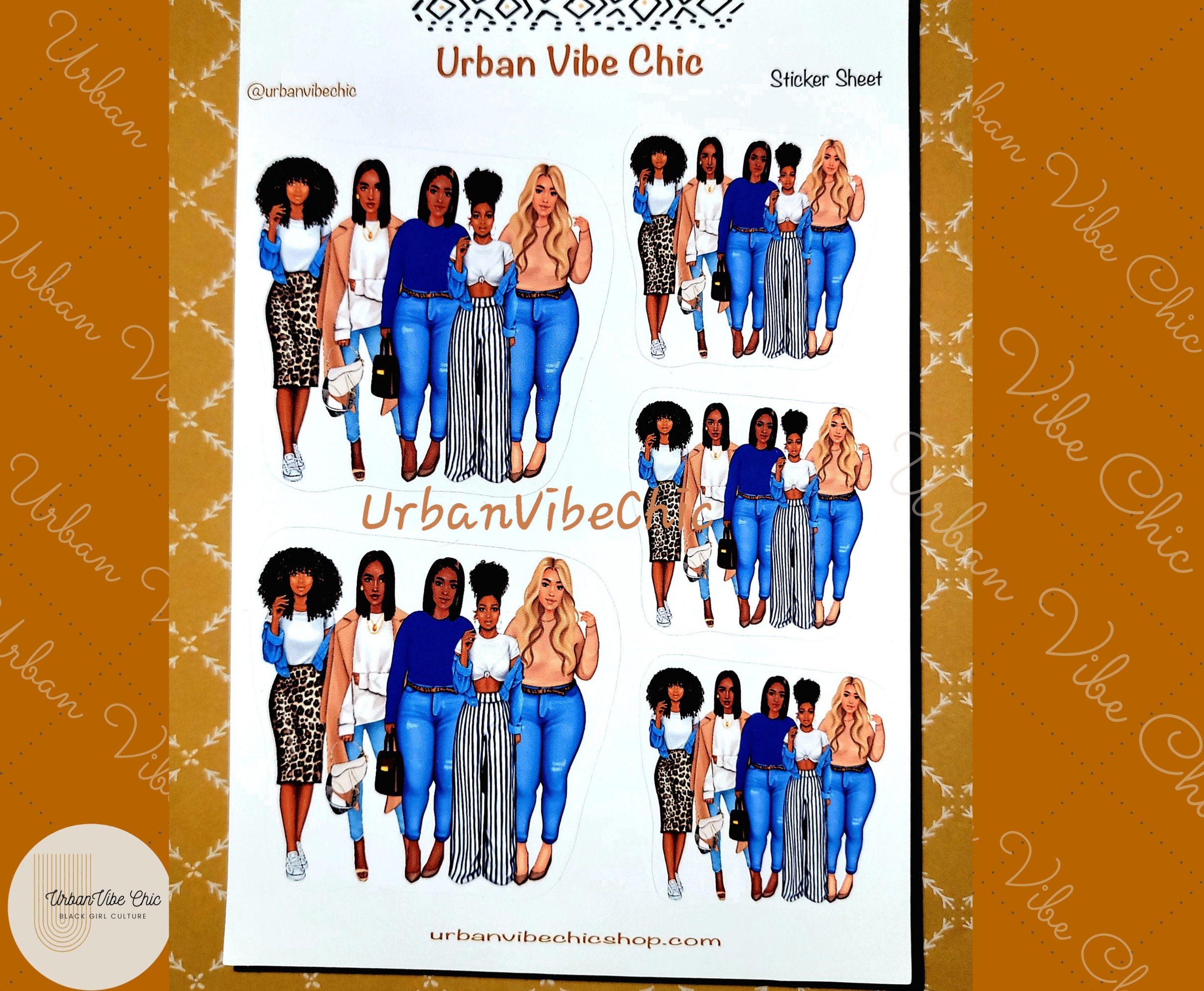 Black Owned Affirmation Stickers Black Women Black Girl Planner