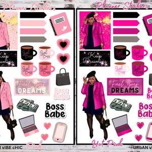 Schwarze Mädchen Sticker, schwarze Sticker, Sticker schwarze Frauen, Sticker, Sticker, Urban Vibe Chic