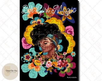 Custom Picture Puzzle - Black Women Shop Puzzle - African American Puzzles - Black Girl Art - Clearance Sale - Custom Puzzle - Black Gifts