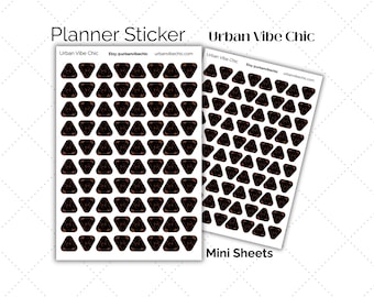 Mini Tortoise Shell Planner Tabs Stickers | Neutral Planner Labels | Journal Tabs | Planner Stickers | Minimal Stickers | Sticker Kit
