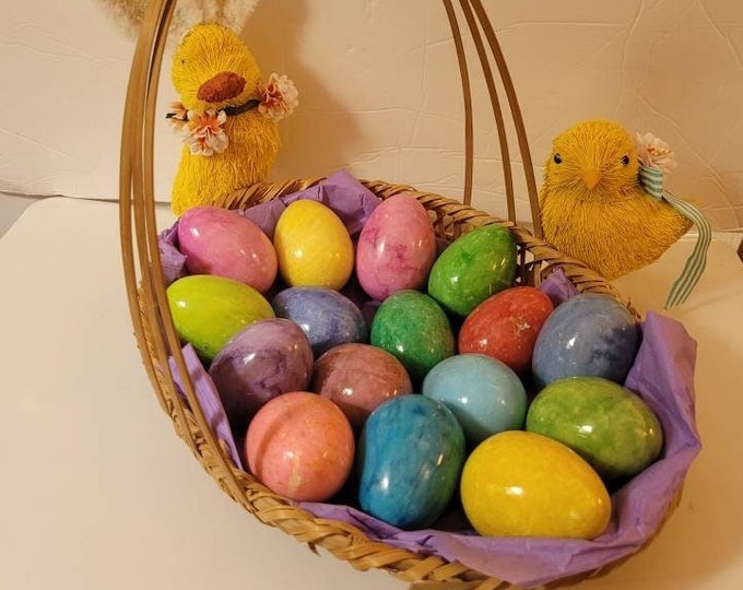 Marble Alabaster Egg Easter Eggs Marble Eggs Easter Decor Etsy