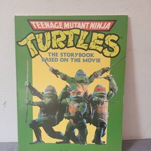 Vintage TMNT Movie Storybook: 1990 Teenage Mutant Ninja Turtles Comic Fan Fact Book