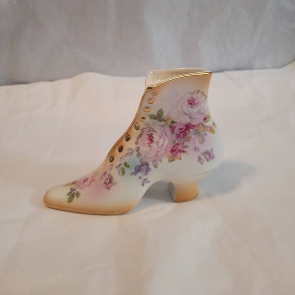 Antique Germany Porcelain Shoes Etsy