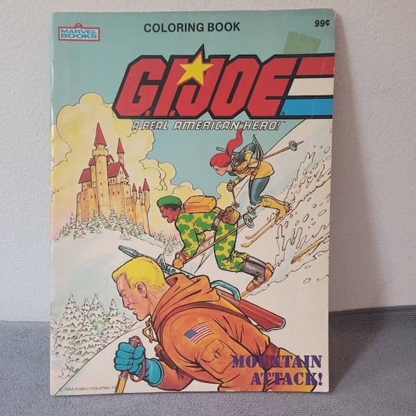 Gi Joe Coloring Book - Etsy