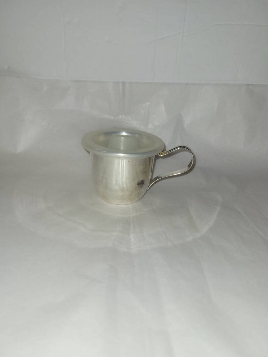 Leonard Silver Plate Baby Sippy Cup Christening Cup Baptism Infant Cup