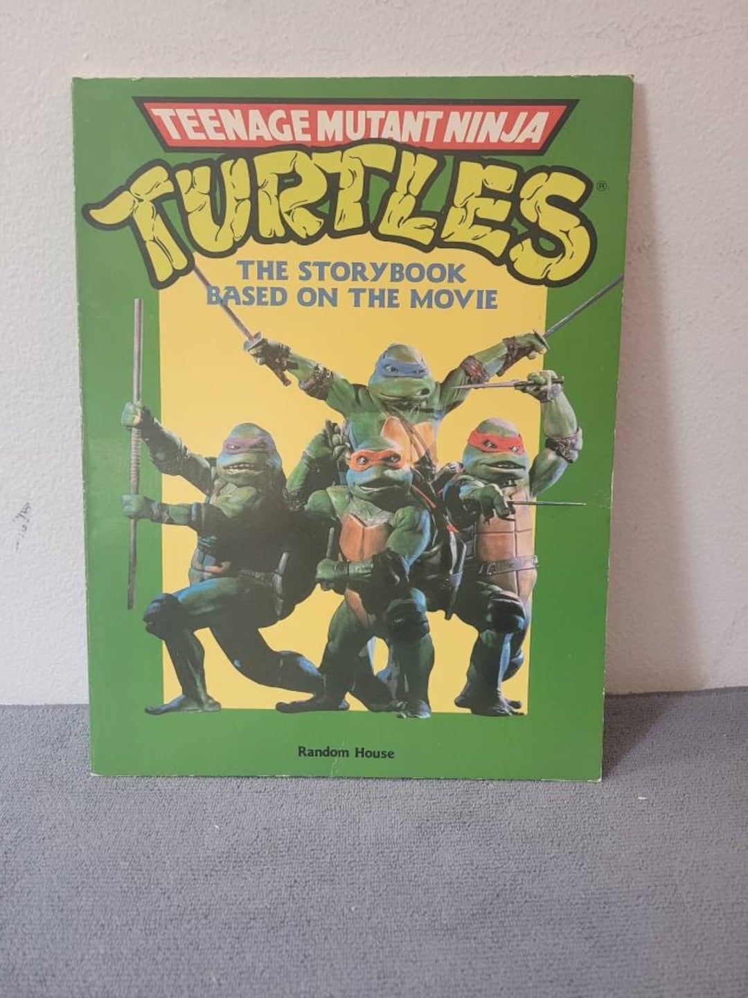 Vintage TMNT Movie Storybook: 1990 Teenage Mutant Ninja Turtles