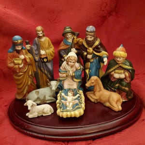ポーセリン製クリスマスナティビティセット This item is unavailable - Etsy