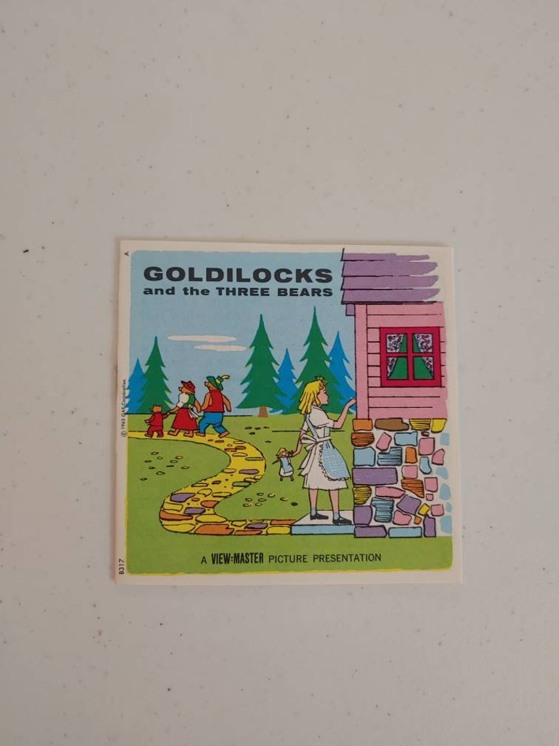 Vintage 1963 Goldilocks and the Three Bears GAF View-master Reels - Etsy