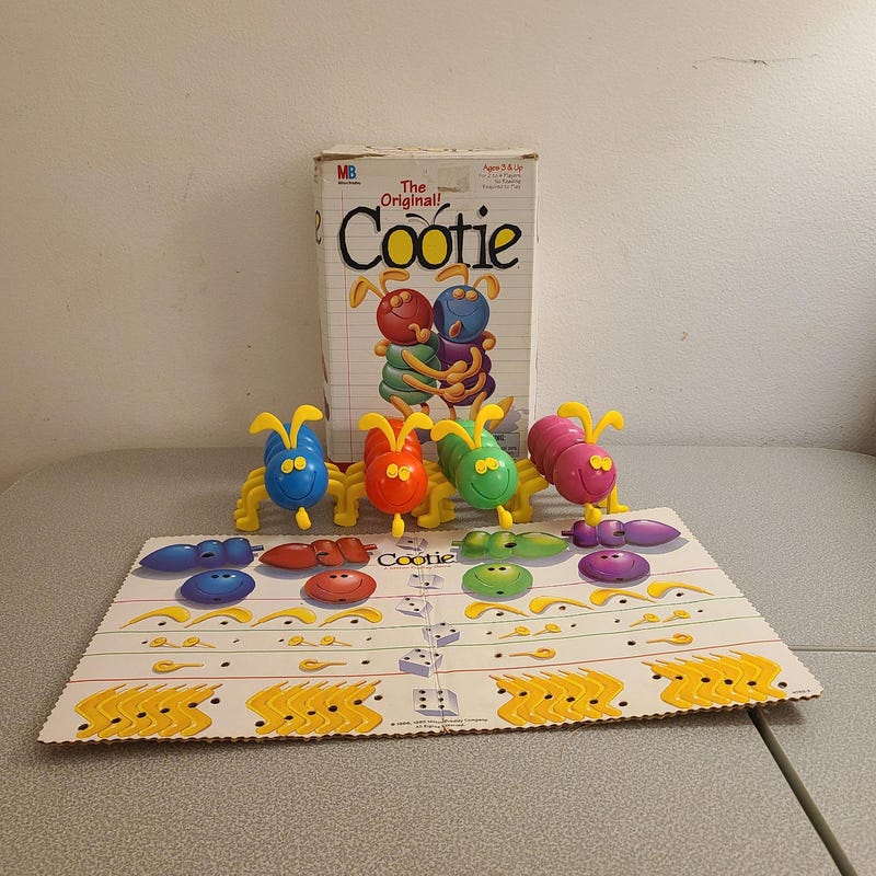 Vintage Cootie Game - Etsy