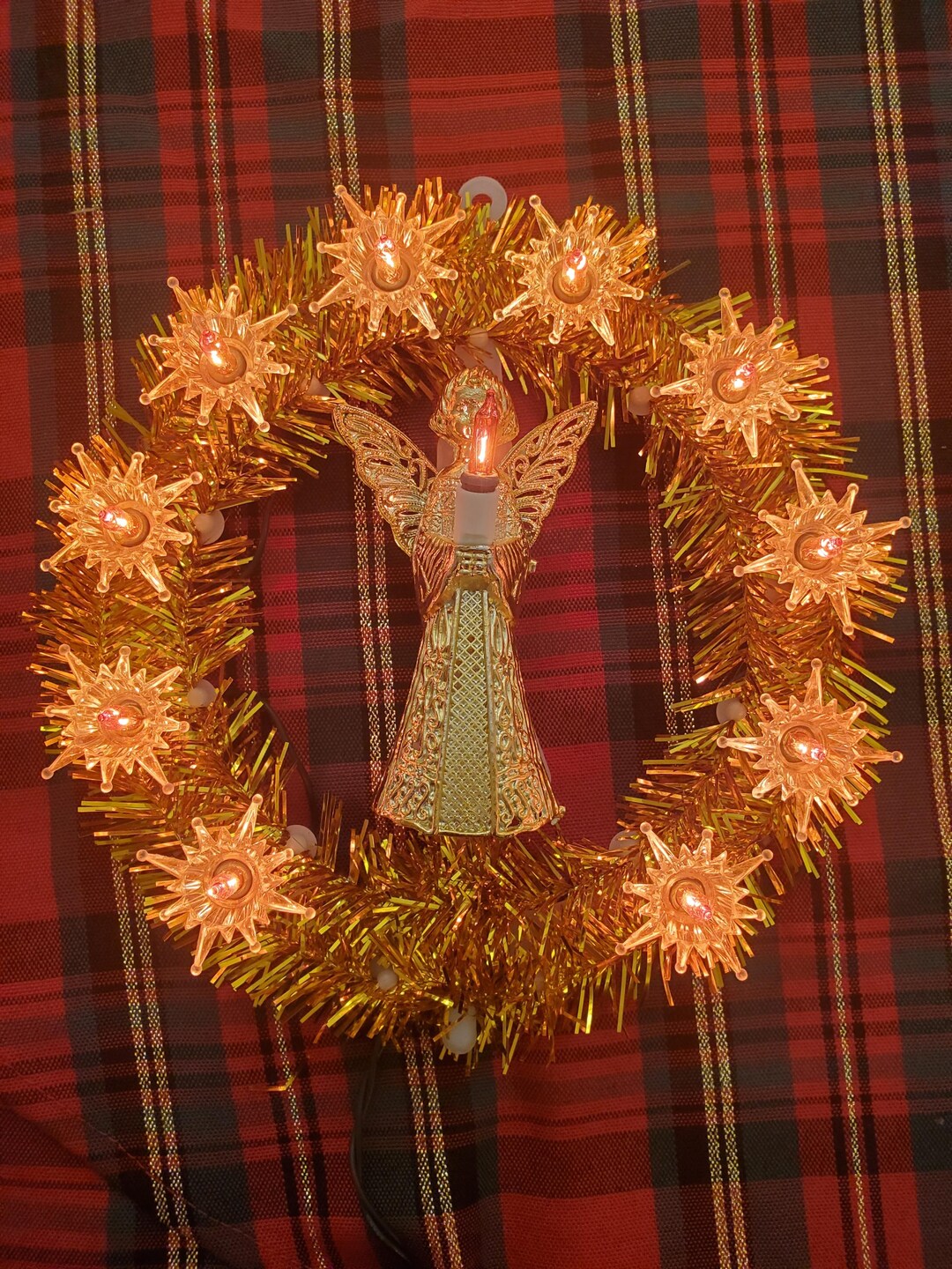 Golden Angel Light up Tree Topper - Etsy