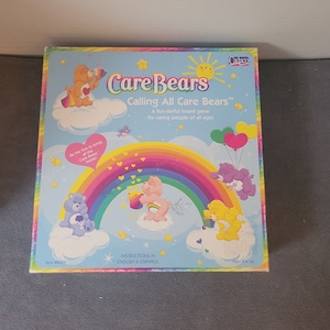 Vintage Care Bears Board Game: 2003 Cadaco Family Adventure