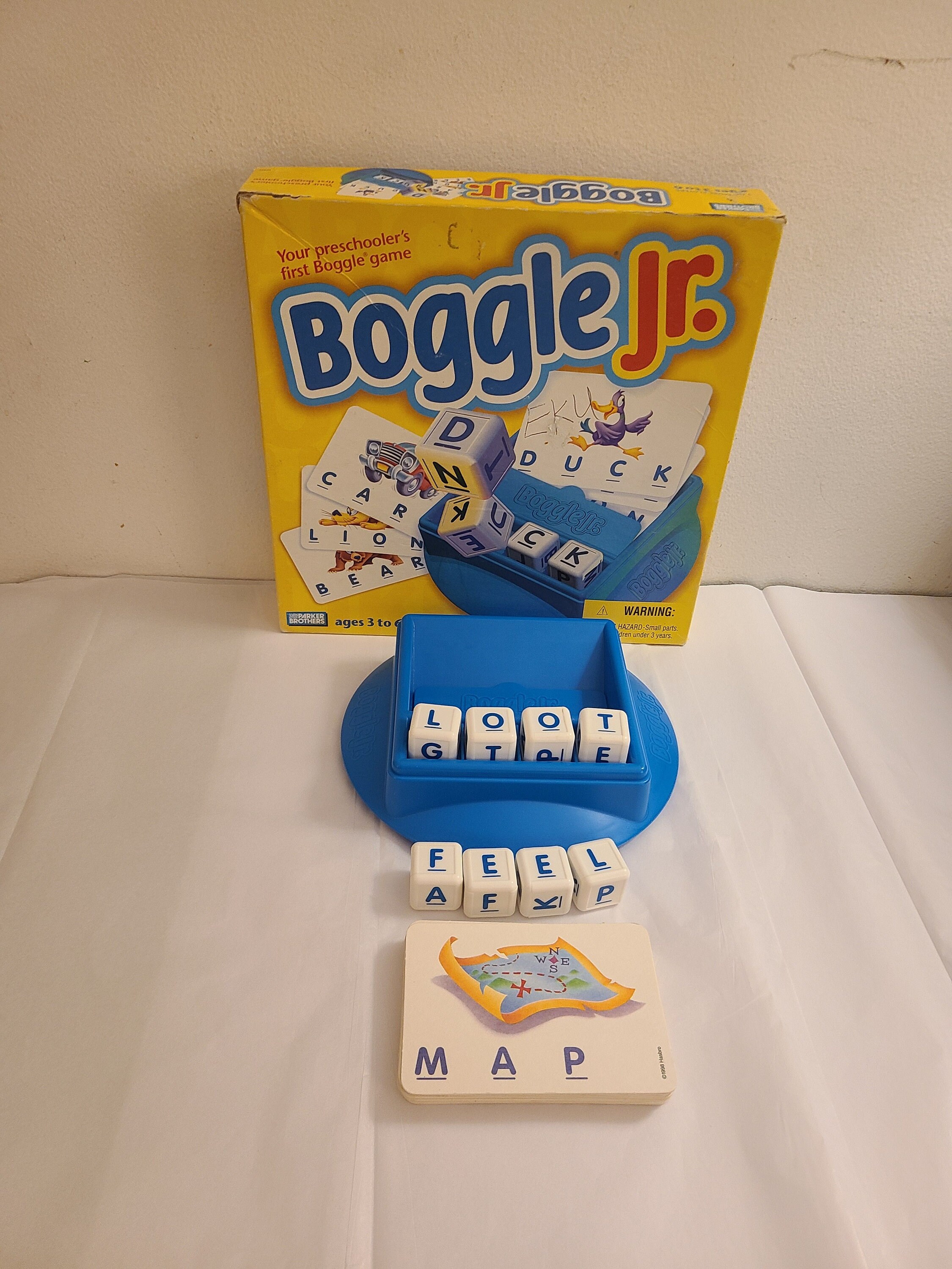 Vintage Boggle Jr. Game: Preschool Learning, Parker Brothers - Etsy
