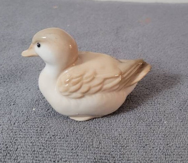 Vintage Porcelain Duck Figurine by Homco Japan Etsy
