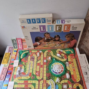 The Game Of Life 2002 Board And Instructions Only Hasbro