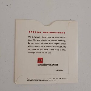 Vintage 1963 Goldilocks and the Three Bears GAF View-master Reels - Etsy