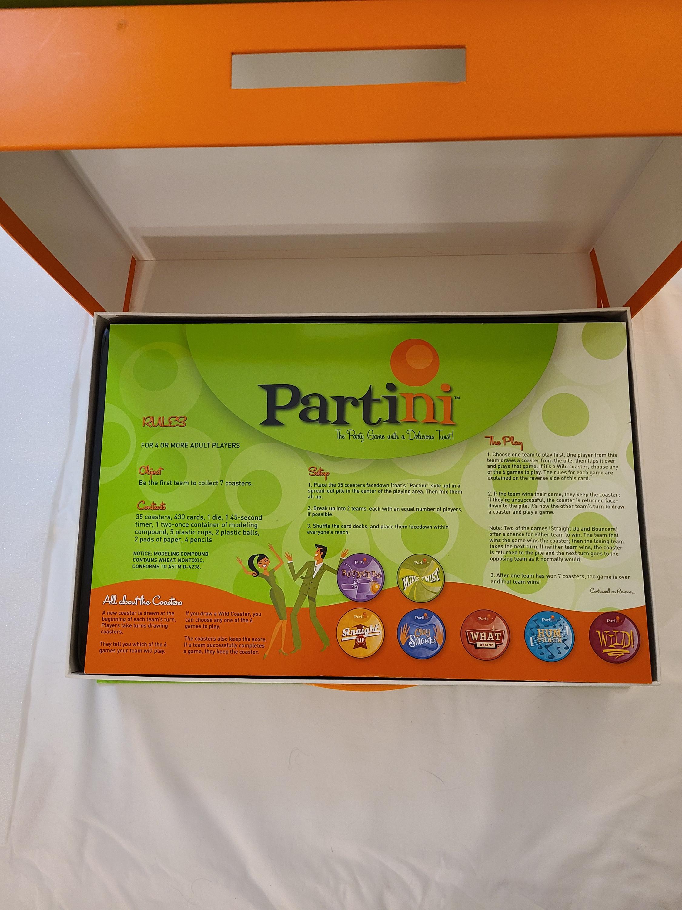 Partini Partini Party Game: Parker Brothers Adult Game Night - Etsy