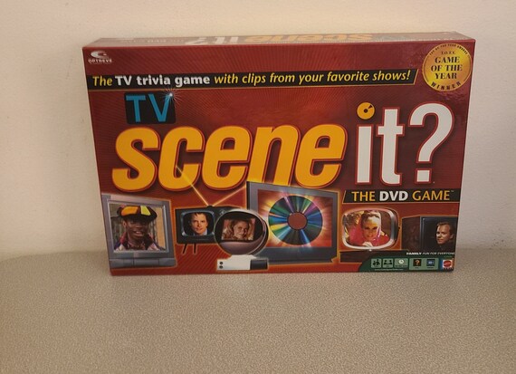 Vintage / Retro TV Edition Scene It? the DVD Board Game - Etsy 