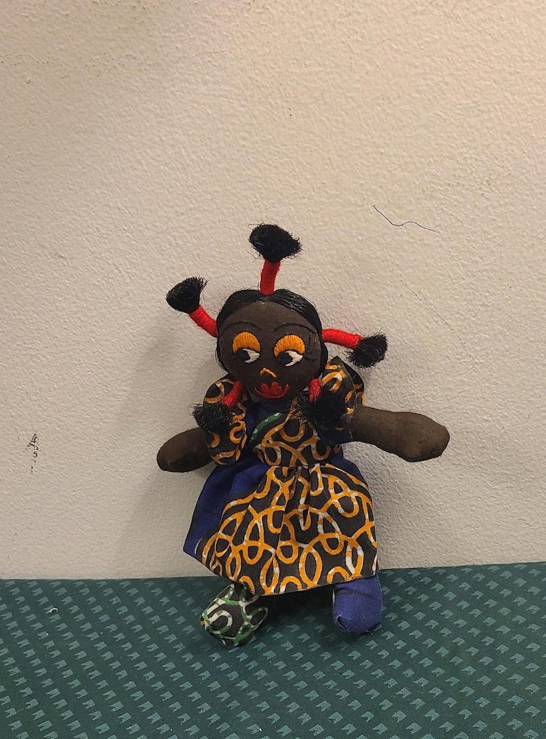 African Ankara Fabric Rag Doll: Handmade in Rwanda - Etsy