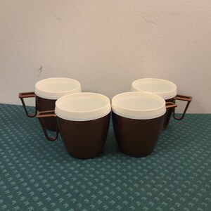 Vintage Plastic Insulated Coffee Mugs - Etsy
