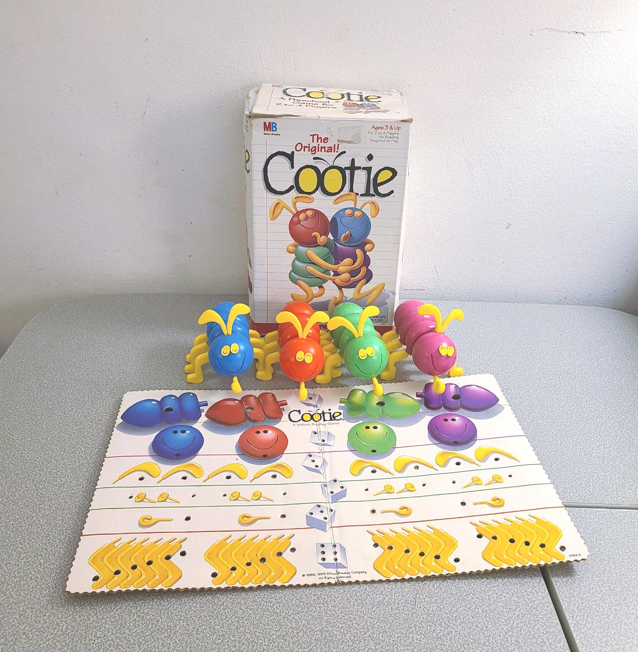 Vintage Cootie Game, Milton Bradley, Complete - Etsy