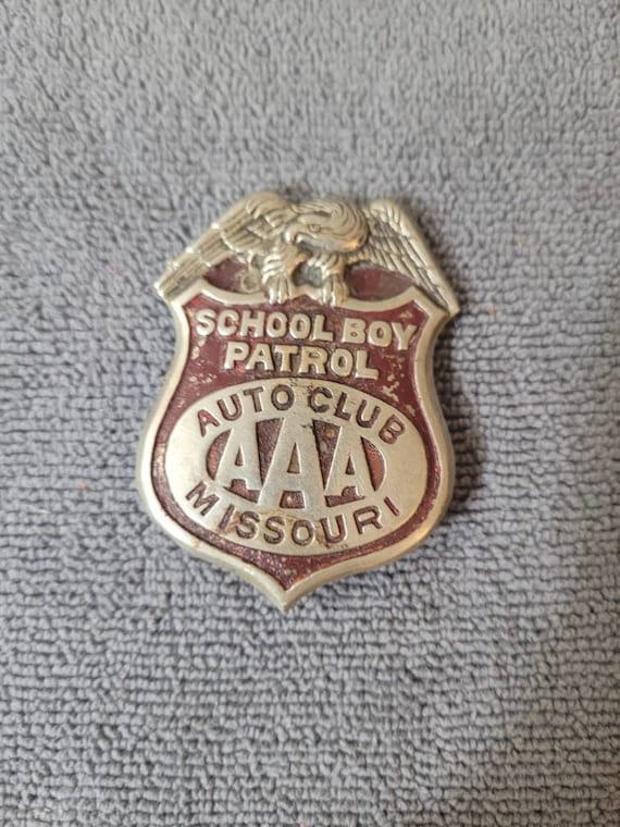 Vintage AAA Auto Club School Steiner Boy Patrol Ba
