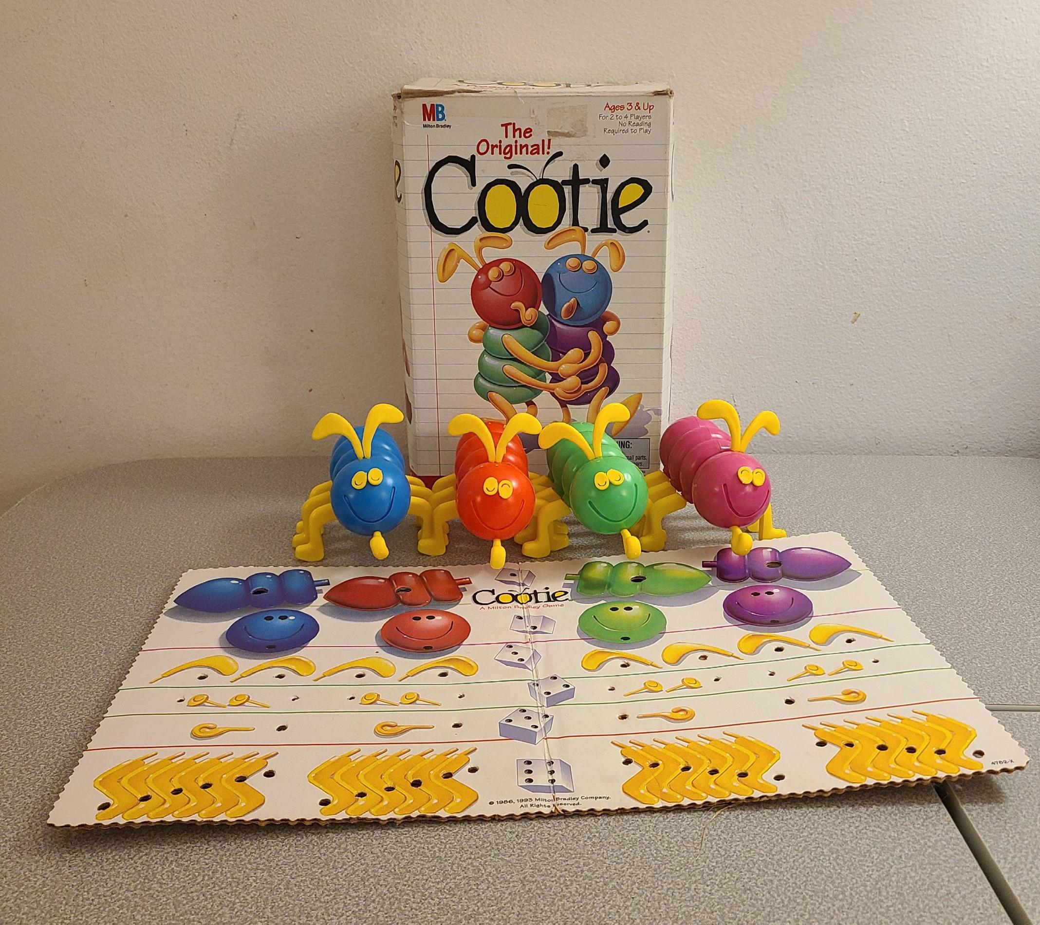 Vintage Cootie Game, Milton Bradley, Complete - Etsy