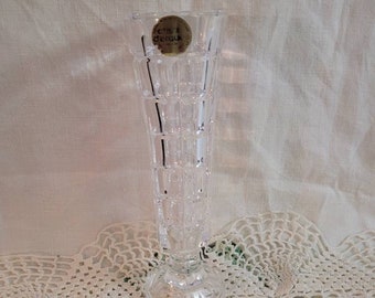 Cristal D'Arques French  24% Lead Crystal Vintage Vase