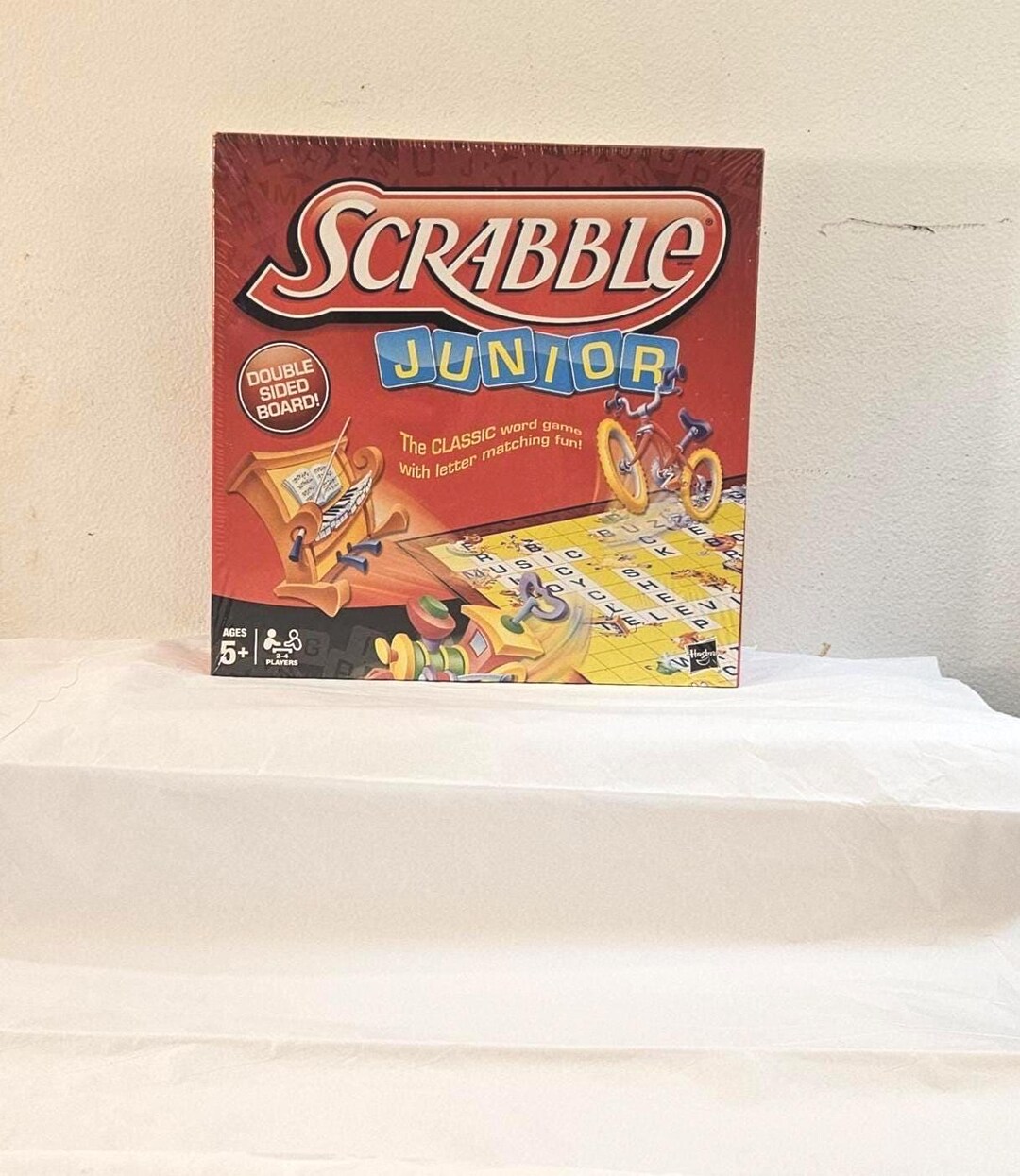 Scrabble Matching New Sealed Scrabble Junior Board Game: Letter Matching, Word Building ...