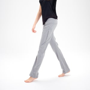 Arya Grey Yoga Pants / Casual Pants / Drop Crotch Pants / Handmade / Harem Yoga Pants/ Yoga Wear / Loose Bottom by AryaSense/ PPV16LGR