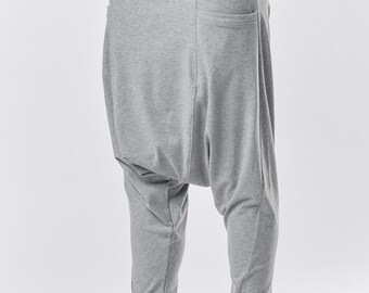 その他 SALSATION Drop Crotch Pants M LIGHT GREY Drop Crotch Pants – Salsation Wear