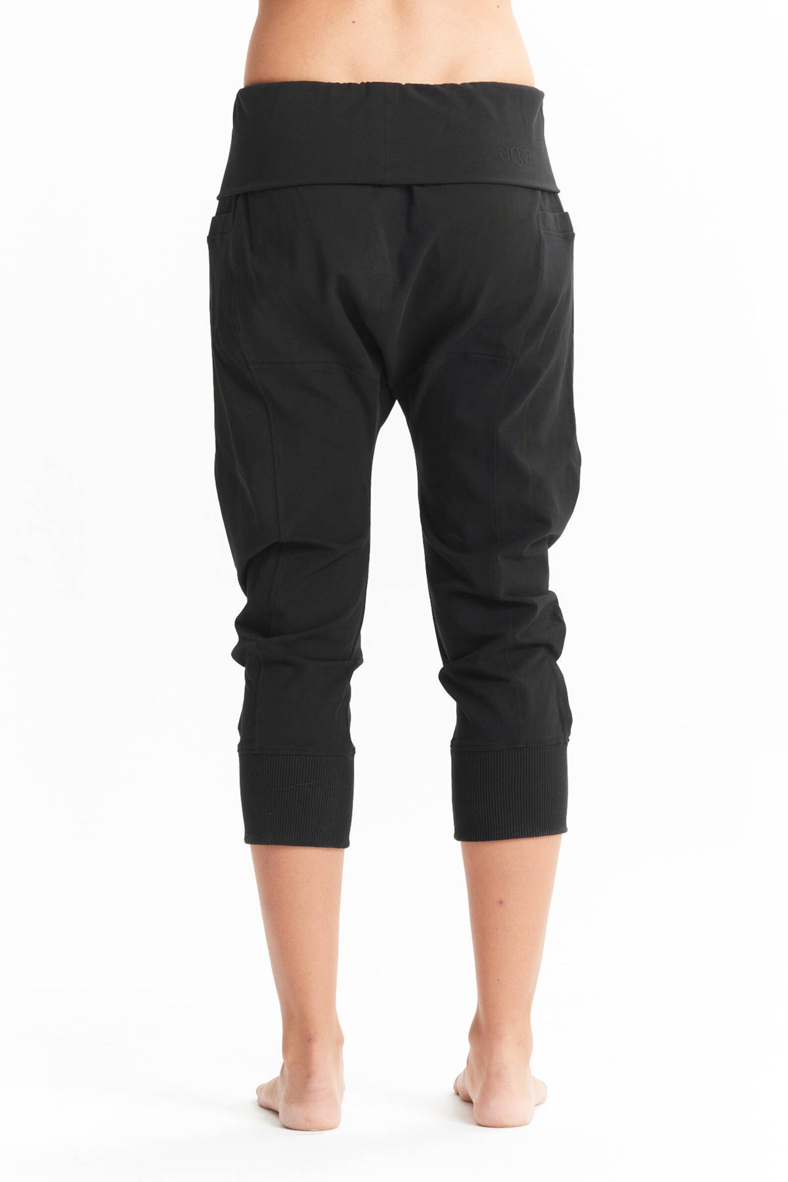 Arya Yoga Pants/ Black Drop Crotch Pants/ Yoga Clothes/ - Etsy