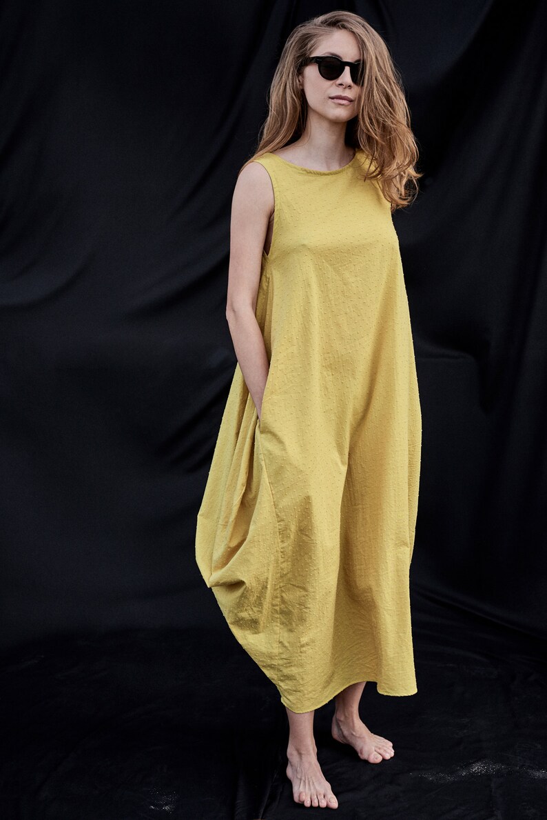 Mustard Oversized Loose Dress / Minimalist Dress/ Mustard - Etsy