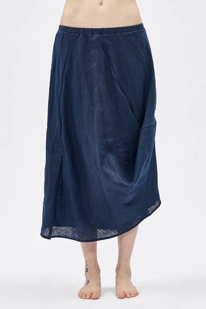 Pure Tissue laser Cut Drape Skirt