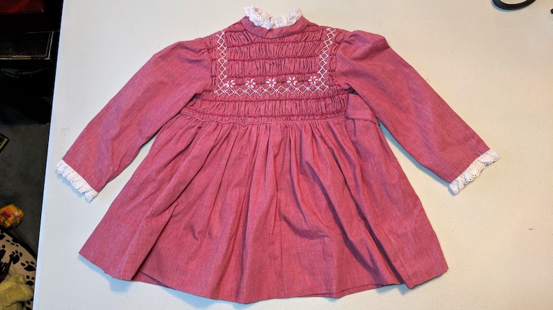 polly flinders hand smocked dress