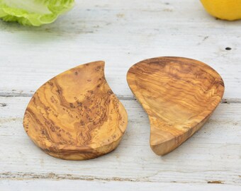 Tiny Bowl Set | Wooden Serving Bowl Dish | Wedding Gift / Natural Wood Bark Bowl