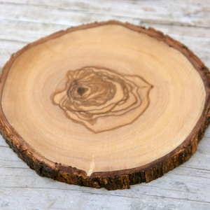 Handmade Olive Wood Coasters: Rustic Table Decor Set