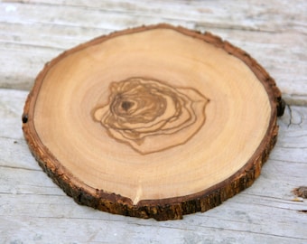 Handgemaakte olijfhouten onderzetterset – Rustiek tafeldecor met natuurlijke nerf
