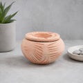 Moroccan Ashtray, Berber Motif Ceramic, Removable Lid (Small/Medium) product logo