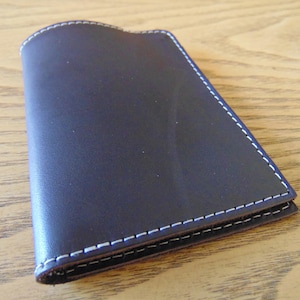 Portefeuille en cuir, portefeuille unisexe fin en cuir avec poche frontale, porte-cartes de crédit, portefeuille en cuir de vachette pour homme, portefeuille de voyage multi-cartes