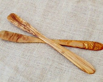 Wooden Thin Spatula Set / Salad Serving Mixing Spatula Set from / Wedding gift