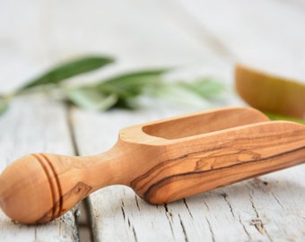 Wooden Measuring Spoon / Wooden Spice Coffee Salt Scoop