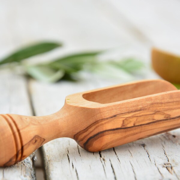 Wooden Measuring Spoon / Wooden Spice Coffee Salt Scoop